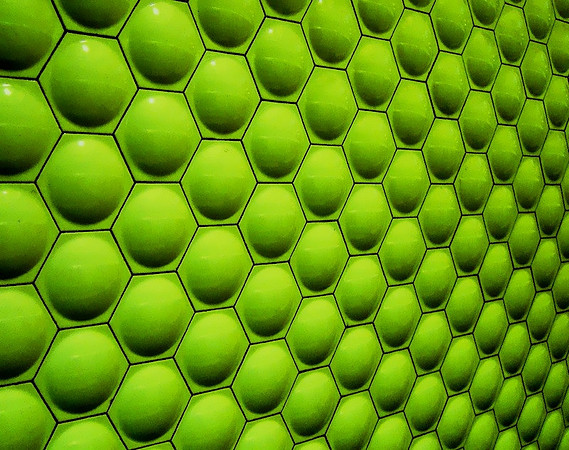 green walls of BART