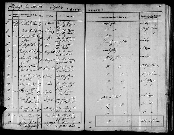 Sør-Trøndelag county, Byneset in Byneset, Parish register (official) nr. 612A07 :1 (1829-1845), Confirmation records 1845, page 158