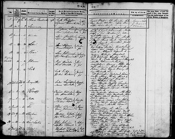 Hordaland county, Fjelberg, Parish register (official) nr. A 6 (1835-1851), Birth and baptism records 1848, page 117