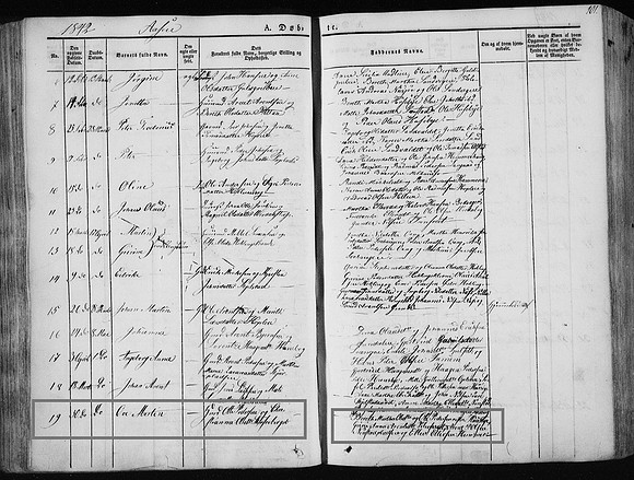 Nord-Trøndelag county, Frosta, Parish register (official) nr. 713A06 (1838-1851), Birth and baptism records 1842, page 101