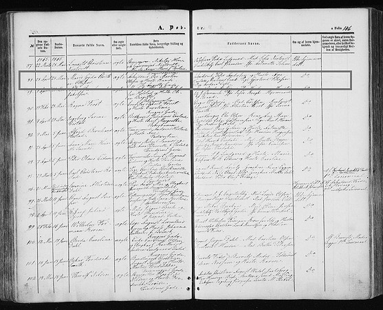 Sør-Trøndelag county, Domkirken in Trondheim, Parish register (official) nr. 601A21 (1857-1865), Birth and baptism records 1865, page 146