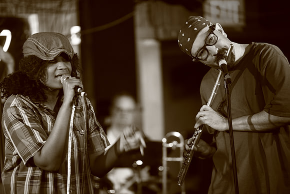Tameca Jones and Philippe Vieux